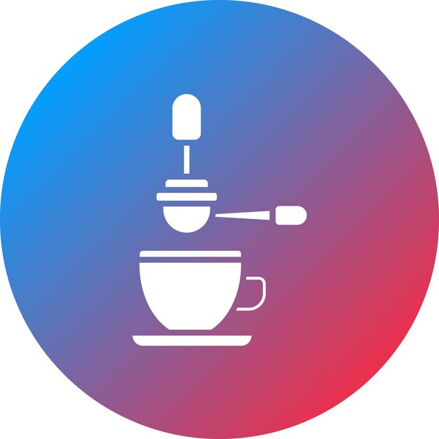 Imagen vectorial del ícono del filtro de café Se puede usar para Coffee Shop