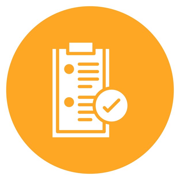Imagen vectorial del icono de finalización de la tarea Se puede usar para Freelancer