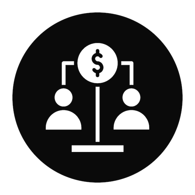 Imagen vectorial del icono de financiación colectiva de acciones Puede utilizarse para la financiación colectiva