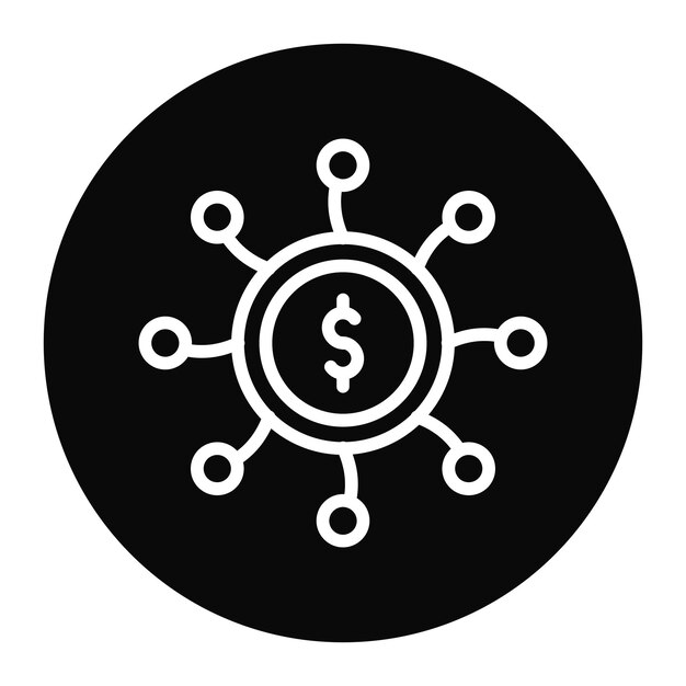 Imagen vectorial de icono de financiación flexible Puede utilizarse para el crowdfunding