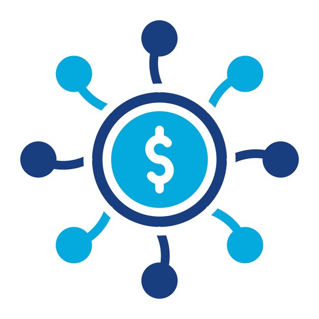 Imagen vectorial de icono de financiación flexible Puede utilizarse para el crowdfunding