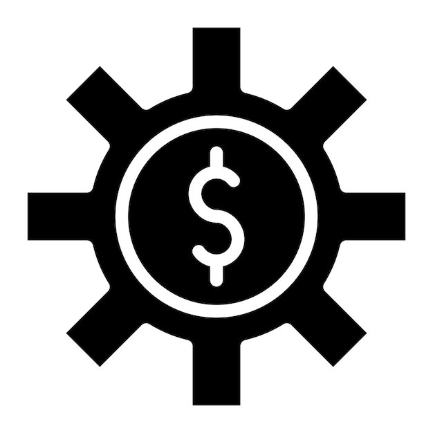 Imagen vectorial de icono financiero Se puede utilizar para reuniones de negocios