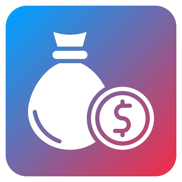 Imagen vectorial del icono de finanzas Se puede utilizar para Servicios Profesionales