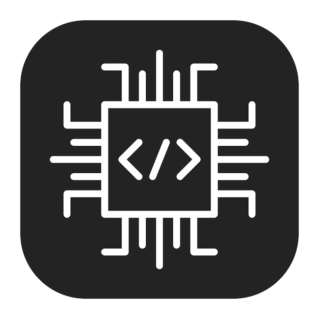 Imagen vectorial del icono del firmware Se puede utilizar para la impresión 3D