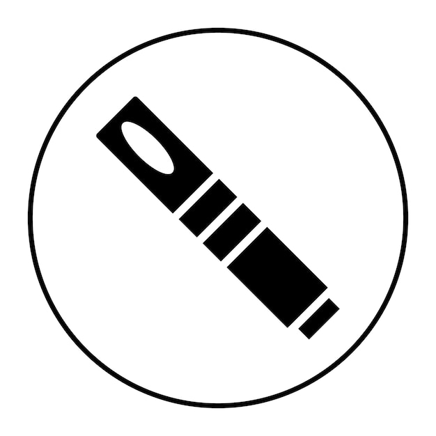 Imagen vectorial de icono Flash Hider Se puede usar para Battle Royale