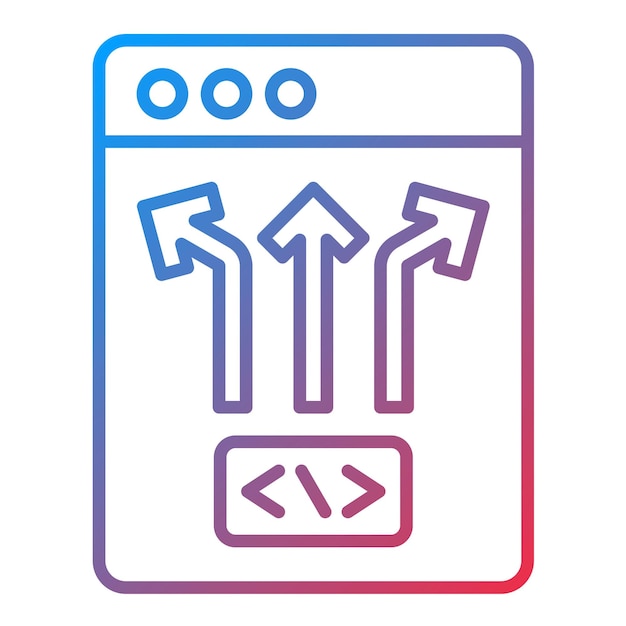Imagen vectorial de icono de flexibilidad Se puede utilizar para No Código