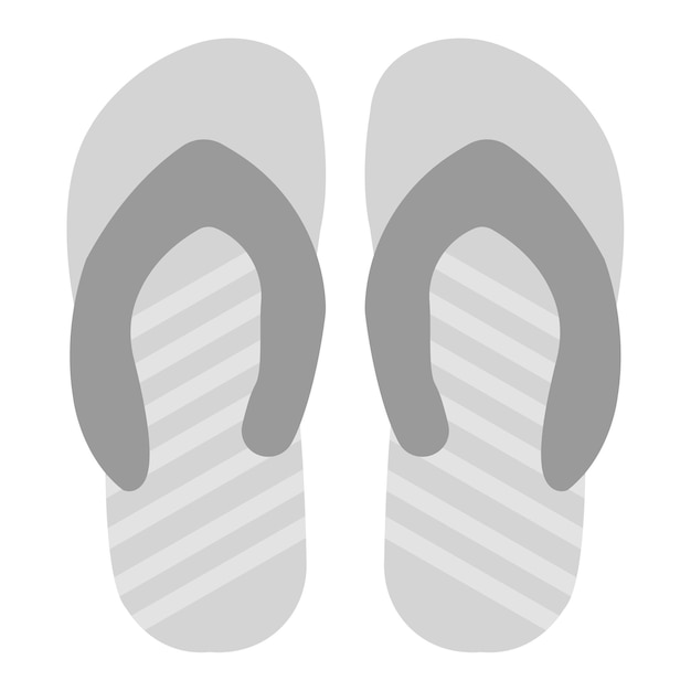 Imagen vectorial de icono de flip flop Se puede usar para el parque acuático