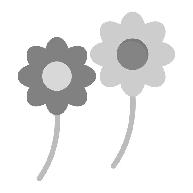Imagen vectorial del icono de las flores Se puede utilizar para eventos de premios