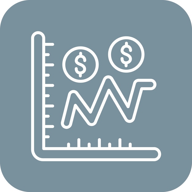 Imagen vectorial de icono fluctuante puede utilizarse para el emprendimiento