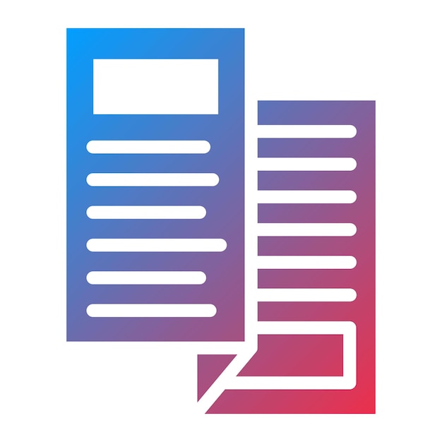 Imagen vectorial del icono del folleto Se puede utilizar para eventos de premios