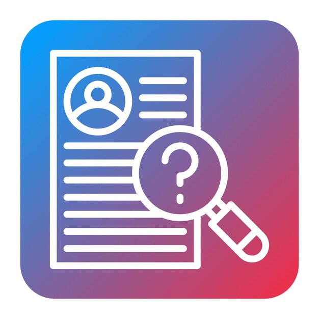 Imagen vectorial del icono de fondo de comprobación Puede utilizarse para el proceso de contratación