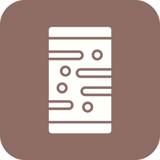 Imagen vectorial del icono del fondo de pantalla Se puede utilizar para la UX de la interfaz de usuario móvil
