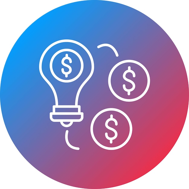 Imagen vectorial del icono de los fondos de correo electrónico Se puede utilizar para Finanzas y Dinero