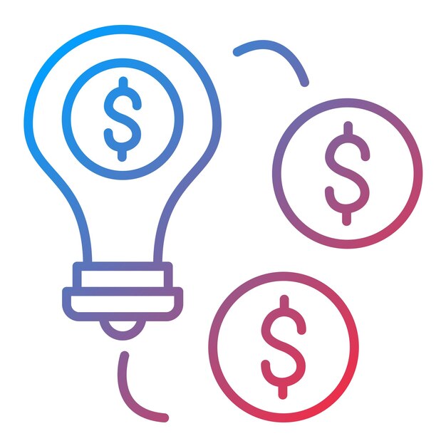 Imagen vectorial del icono de los fondos de correo electrónico Se puede utilizar para Finanzas y Dinero