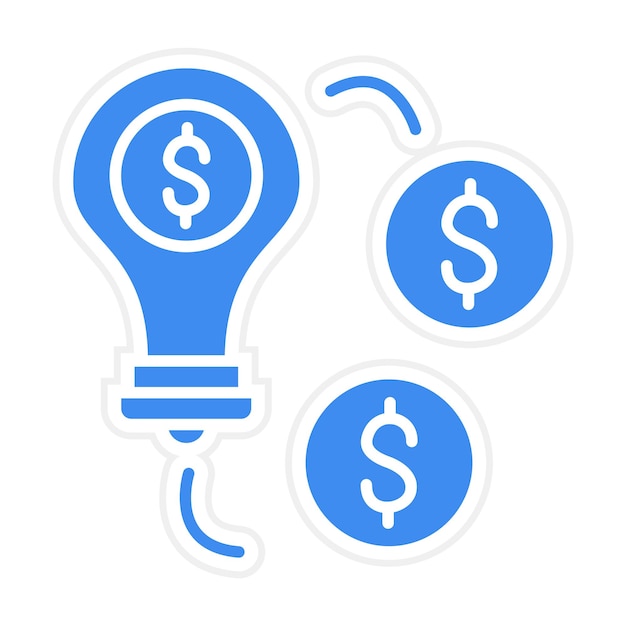 Imagen vectorial del icono de los fondos de correo electrónico Se puede utilizar para Finanzas y Dinero