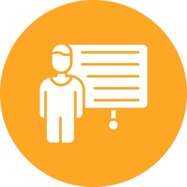 Imagen vectorial del icono de formación Puede utilizarse para Recursos Humanos