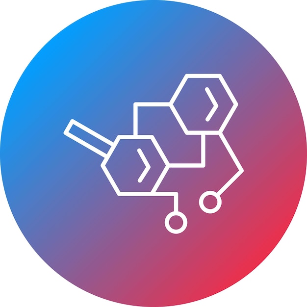 La imagen vectorial del icono de la fórmula se puede utilizar para la física