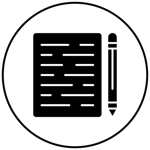Imagen vectorial del icono del formulario Se puede utilizar para la retroalimentación del cliente
