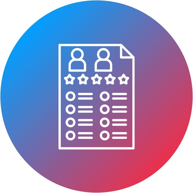 Imagen vectorial del icono del formulario de retroalimentación Se puede utilizar para el alojamiento web