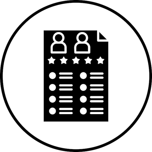 Imagen vectorial del icono del formulario de retroalimentación Se puede utilizar para el alojamiento web