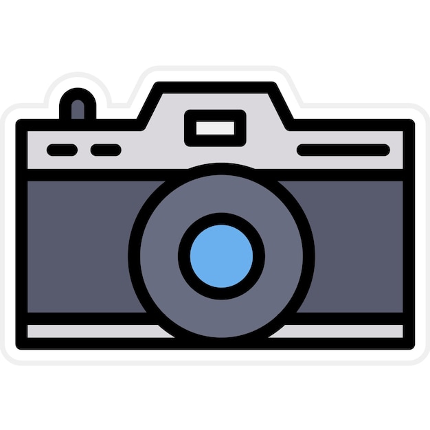 Imagen vectorial de icono de fotografía Se puede usar para la peregrinación del Hajj
