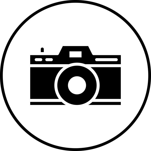 Imagen vectorial de icono de fotografía Se puede usar para la peregrinación del Hajj
