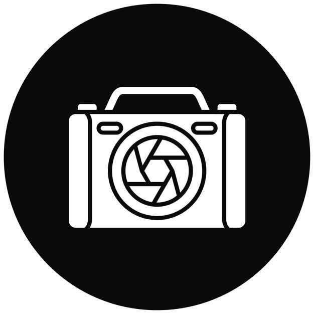 Imagen vectorial de icono de fotografía Se puede utilizar para la creatividad