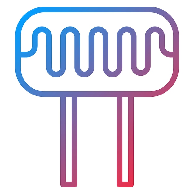 La imagen vectorial del icono del fotoresistor se puede utilizar para los sensores