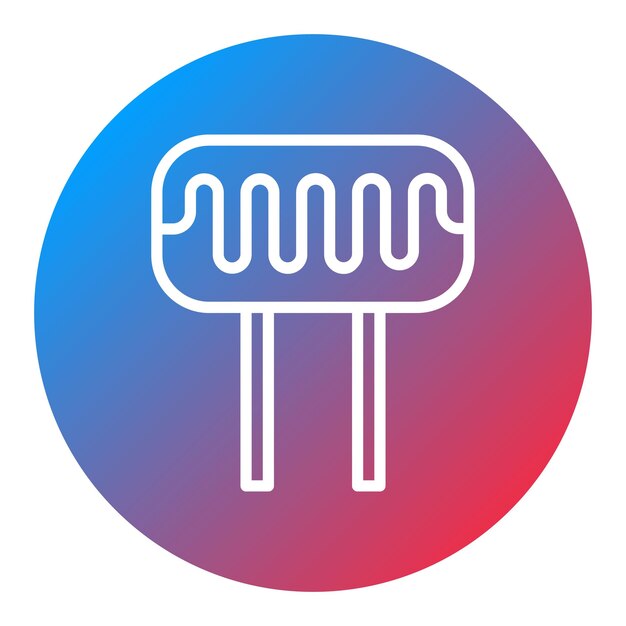La imagen vectorial del icono del fotoresistor se puede utilizar para los sensores