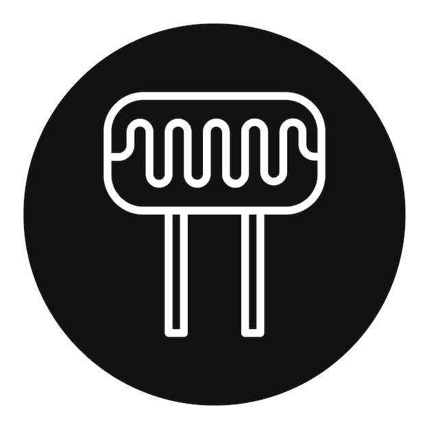 La imagen vectorial del icono del fotoresistor se puede utilizar para los sensores
