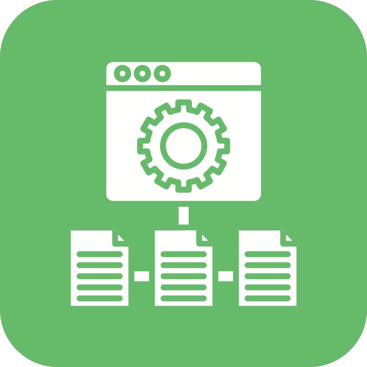 Vector imagen vectorial de icono de frame works se puede utilizar para big data