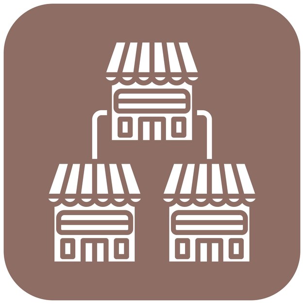 Imagen vectorial del icono de franquicia Se puede utilizar para el arranque