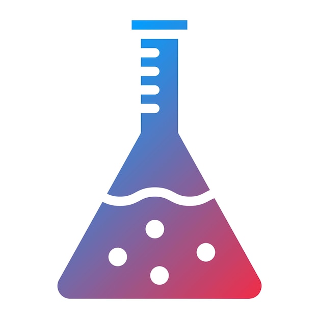 Imagen vectorial del icono del frasco de laboratorio Puede utilizarse para la tuberculosis