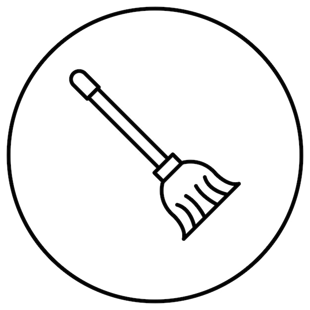 Imagen vectorial del icono de la fregona Se puede usar para la limpieza de la casa