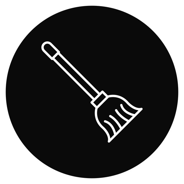 Imagen vectorial del icono de la fregona Se puede usar para la limpieza de la casa