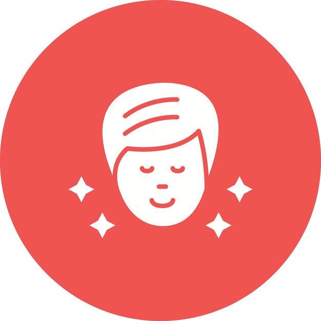 Imagen vectorial de icono fresco Se puede utilizar para el cuidado de la piel