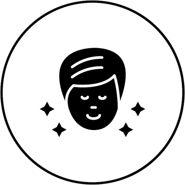 Imagen vectorial de icono fresco Se puede utilizar para el cuidado de la piel