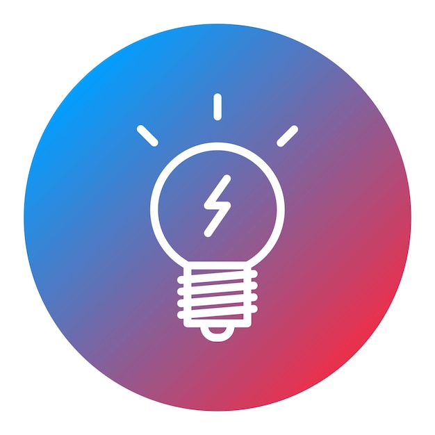 Imagen vectorial del ícono de la fuente de luz Se puede utilizar para la iluminación