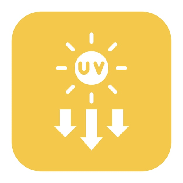 Imagen vectorial del icono de la fuente de luz UV Se puede utilizar para la fabricación aditiva