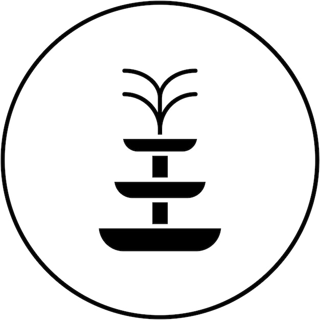 Imagen vectorial del icono de la fuente Se puede usar para Dubai