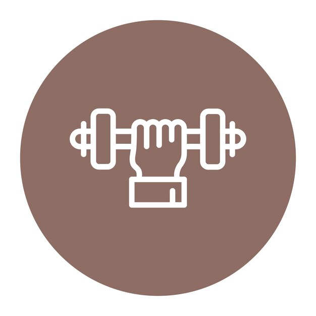 Imagen vectorial del icono de la fuerza interna Se puede usar para el crecimiento personal