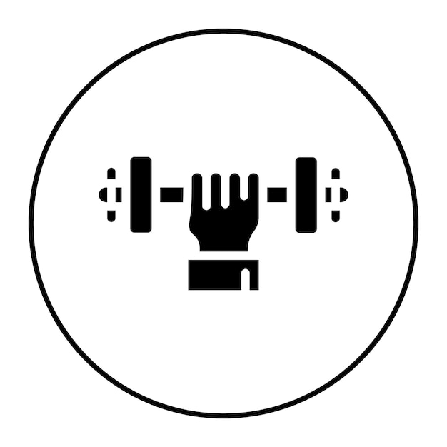 Imagen vectorial del icono de la fuerza interna Se puede usar para el crecimiento personal