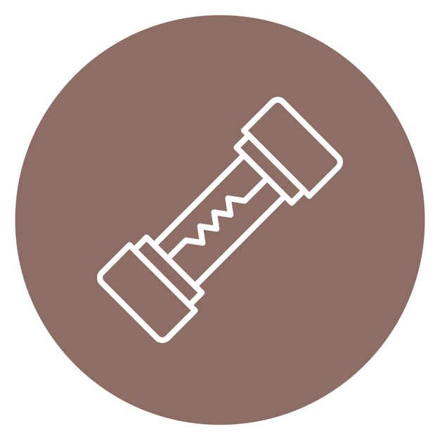 Imagen vectorial del icono del fusible Se puede utilizar para circuitos eléctricos