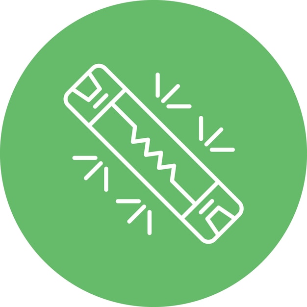 La imagen vectorial del icono de fusible se puede utilizar para la escuela