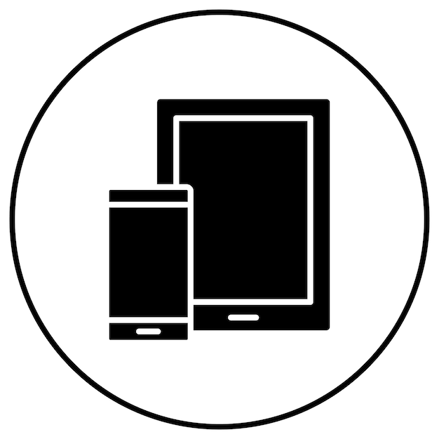 Imagen vectorial del icono del gadget Se puede usar para Mall