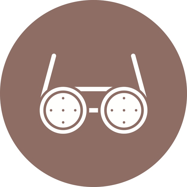 Imagen vectorial de icono de gafas para ciegos Puede utilizarse para discapacitados