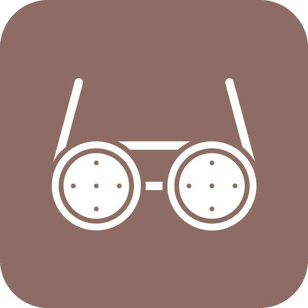 Imagen vectorial de icono de gafas para ciegos Puede utilizarse para discapacitados