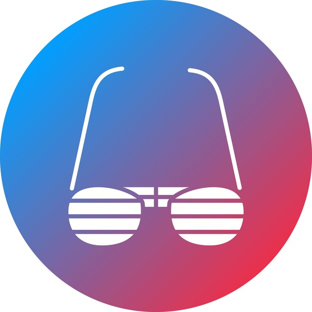 Imagen vectorial del icono de las gafas de fiesta Se puede usar para la moda