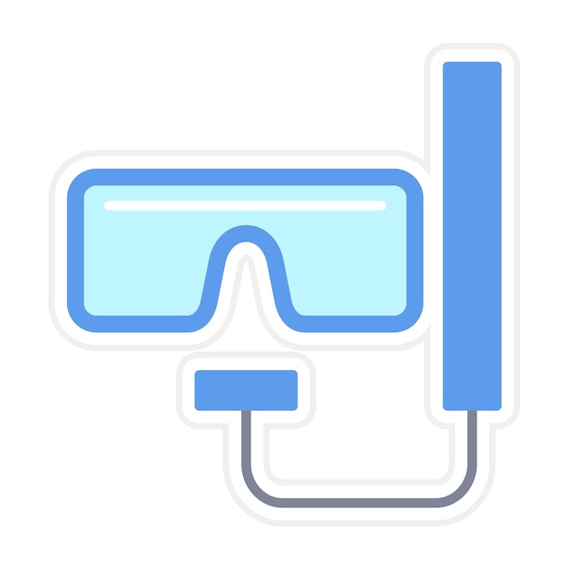 Imagen vectorial del icono de las gafas de natación Se puede usar para Spa