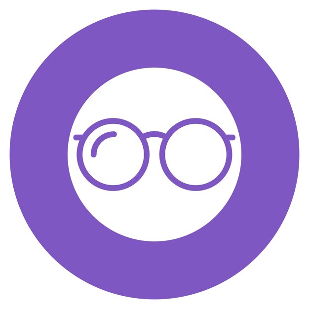 Imagen vectorial del icono de las gafas Se puede utilizar para el hogar de ancianos